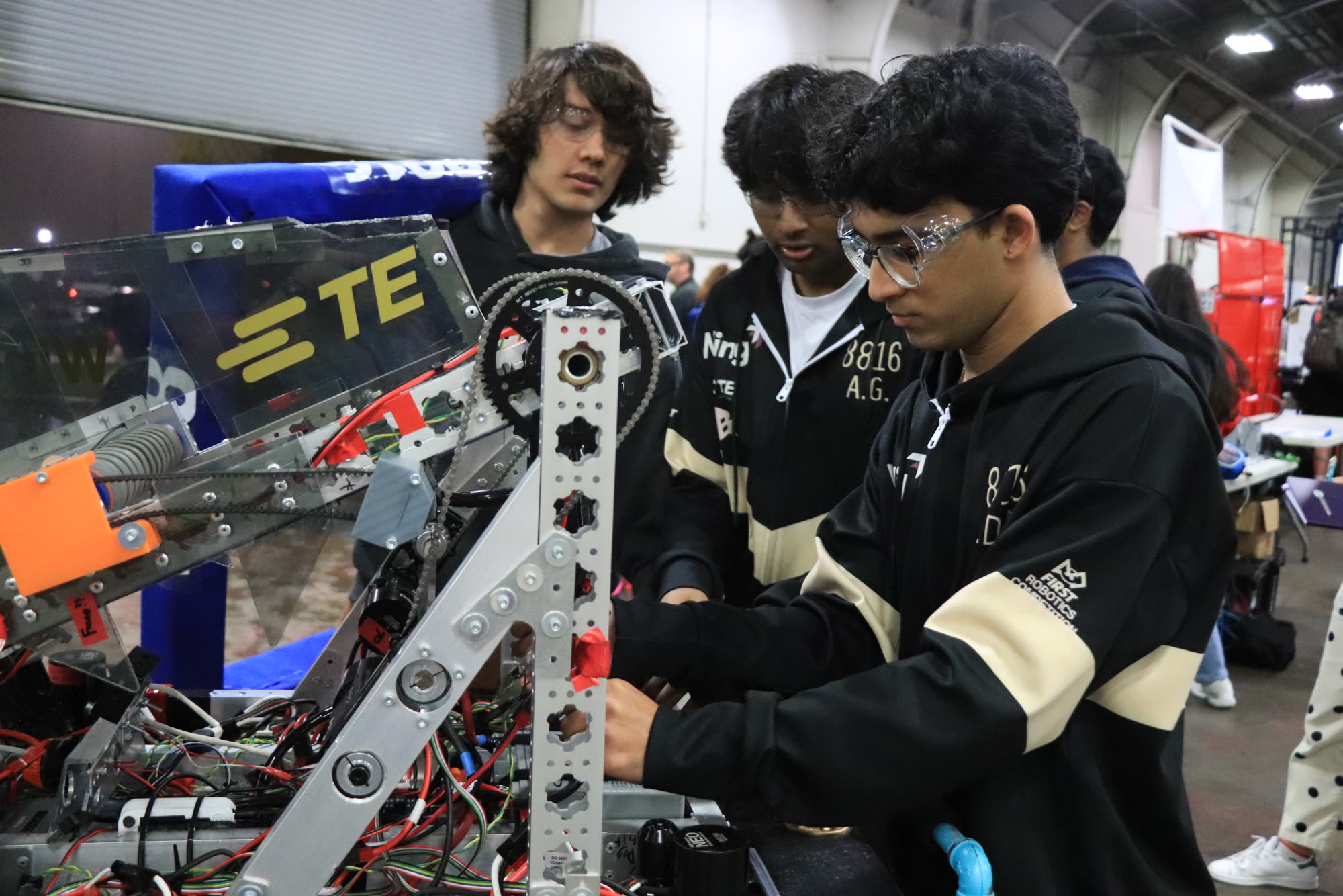 Mechanical work on the robot